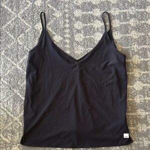 Vuori Dark Black V-Neck Camisole